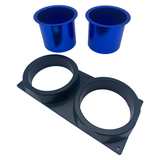 OBS Ford retro fit cup holder W/sleeves (blue, red or gold)