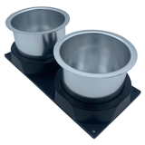 OBS Ford retro fit cup holder W/sleeves (black or silver)