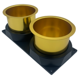 OBS Ford retro fit cup holder W/sleeves (blue, red or gold)