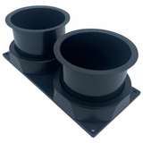 OBS Ford retro fit cup holder W/sleeves (black or silver)