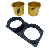 OBS Ford retro fit cup holder W/sleeves (blue, red or gold)